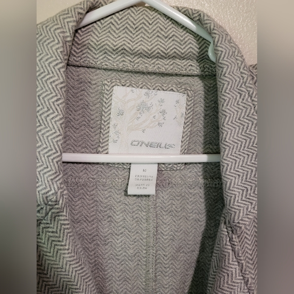 Oniell grey zip up sweater - Picture 2 of 7